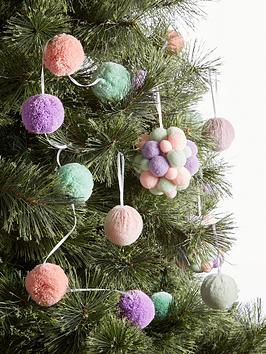 Product photograph of Pom Pom Christmas Tree Decorating Bundle from very.co.uk