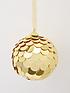  image of set-of-6nbspglam-sequin-christmas-tree-baubles-blue-and-gold