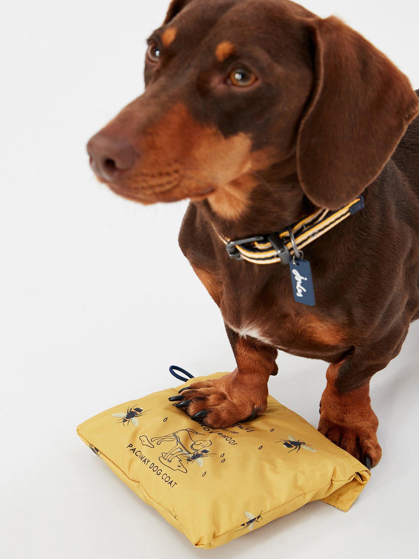 Image 2 of 6 of Joules Golightly Printed Water Resistant Packaway Dog Jacket -&nbsp;Small