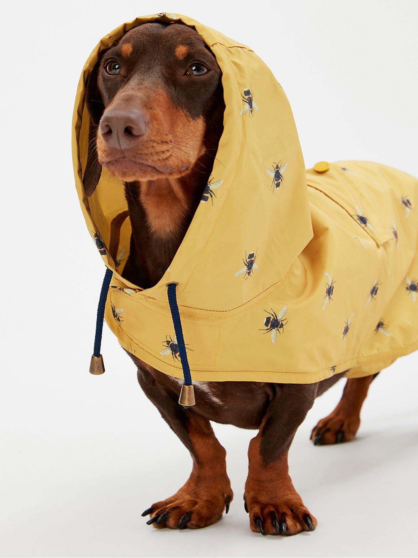 Image 4 of 6 of Joules Golightly Printed Water Resistant Packaway Dog Jacket -&nbsp;Small