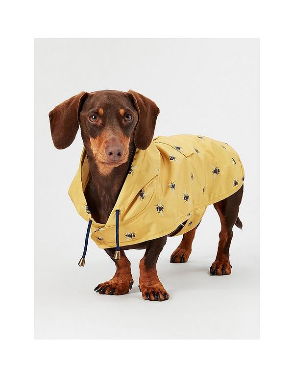 Joules Golightly Printed Water Resistant Packaway Dog Jacket - Medium |  very.co.uk