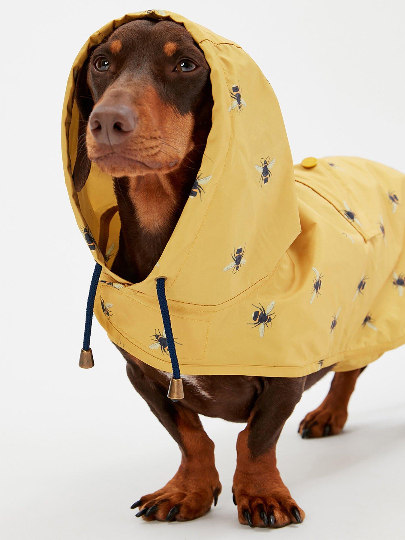 Joules Golightly Printed Water Resistant Packaway Dog Jacket