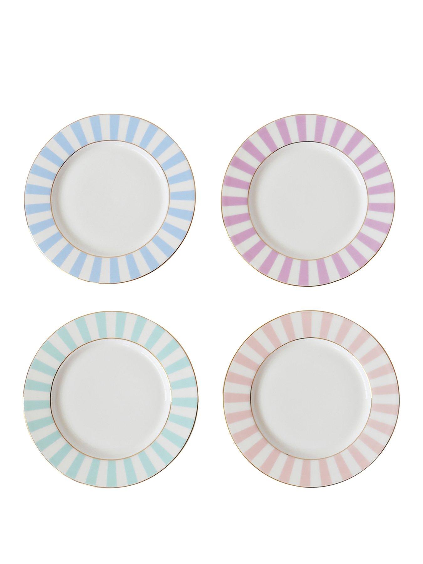 Product photograph of Bombay Duck Monte Carlo Set Of 4 Tea Plates from very.co.uk