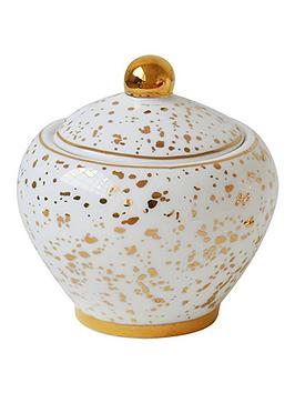 Product photograph of Bombay Duck Enchante Speckled Gold Sugar Pot from very.co.uk