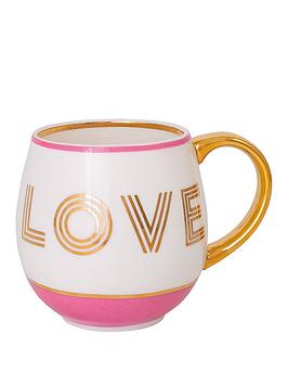 Product photograph of Bombay Duck Love Candy Pink Mug from very.co.uk