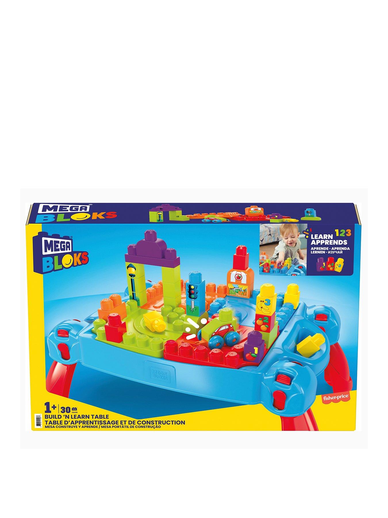 MEGA BLOKS Let's Get Learning Building Toy Blocks with Storage Bag