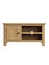  image of k-interiors-shelton-ready-assembled-solid-wood-tv-unit-fits-up-to-42-inch-tv