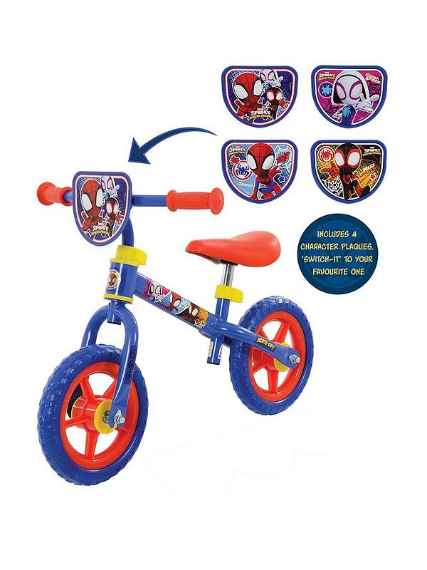 Image 1 of 6 of Spiderman Spidey &amp; His Amazing Friends Switch-it Balance Bike