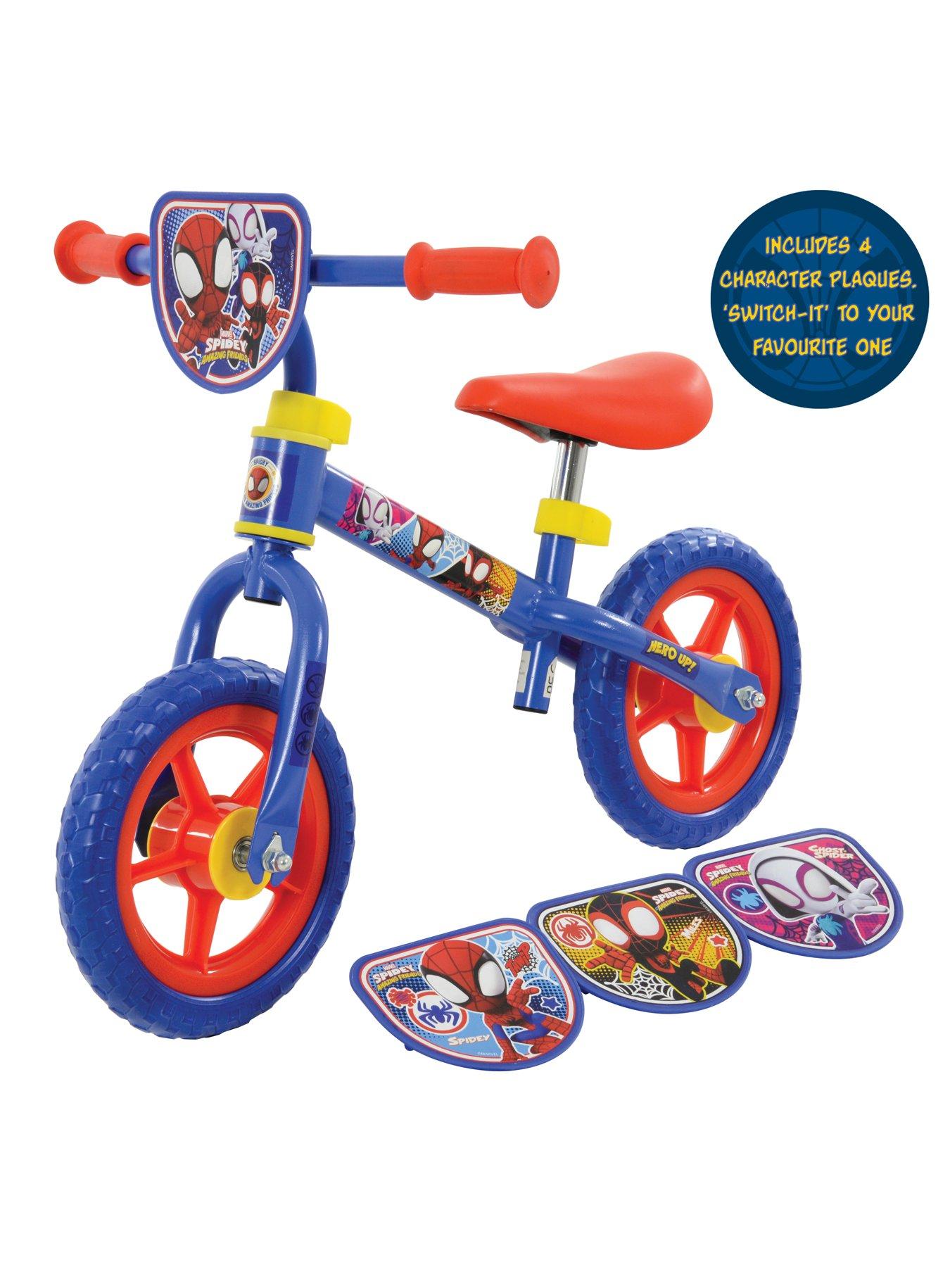 Spiderman store balance bike