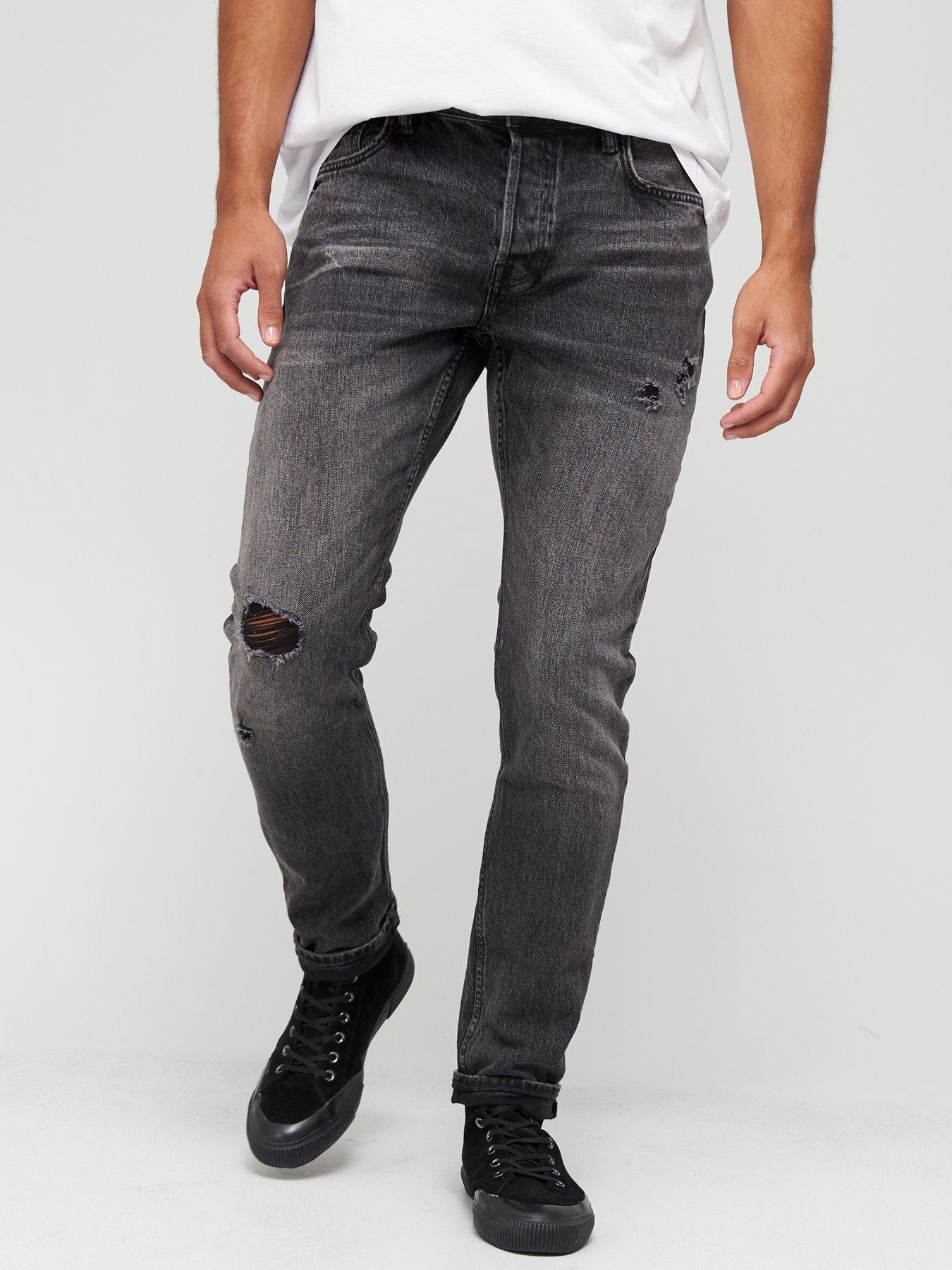 rex damaged slim jeans