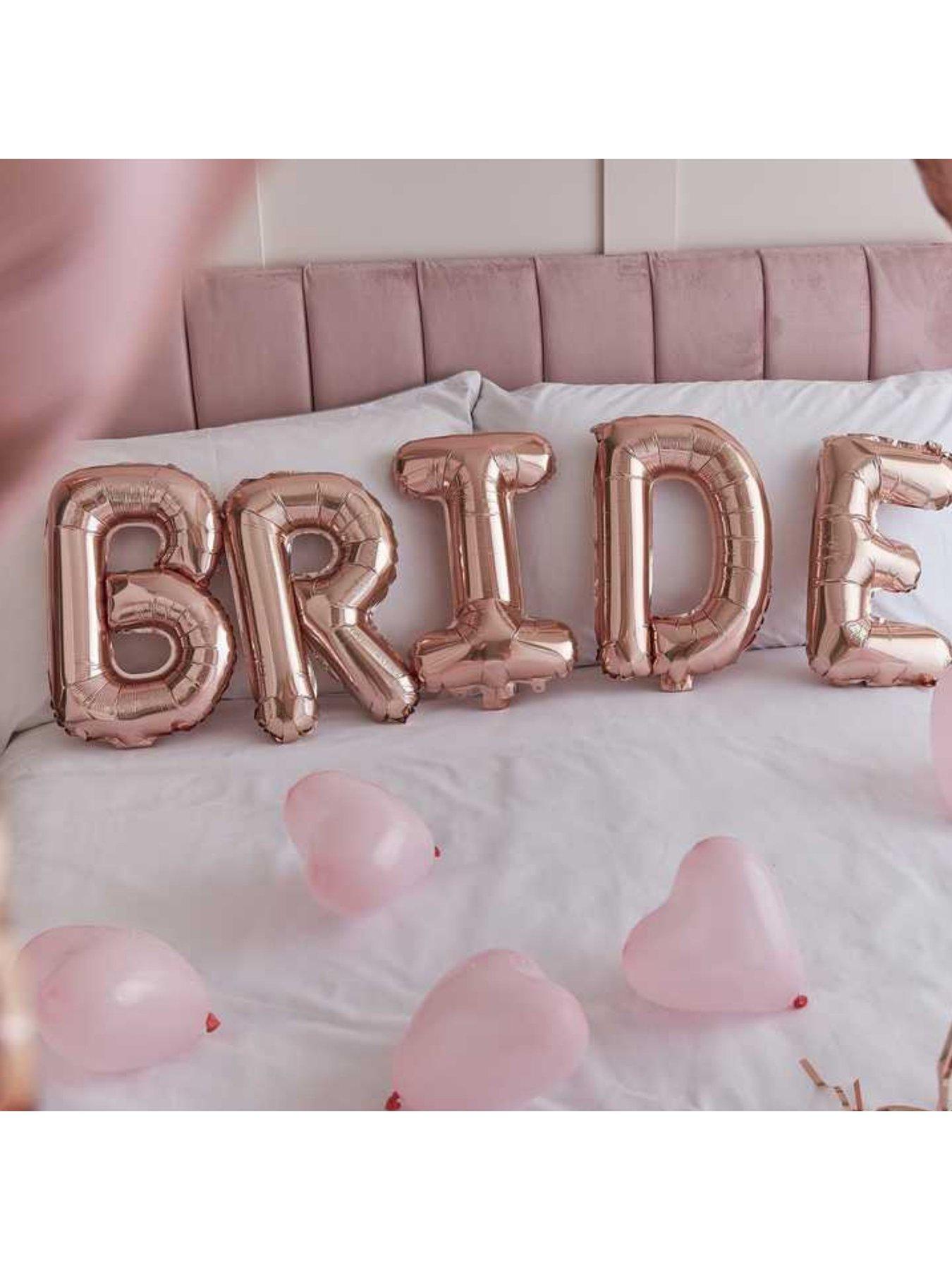 Ginger Ray Bride to Be D????cor Balloon Pack very.co.uk