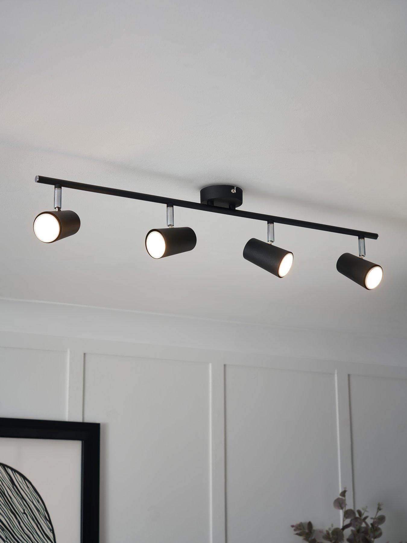 The Very Collection Harlo 4 Light Bar Fitting - Black