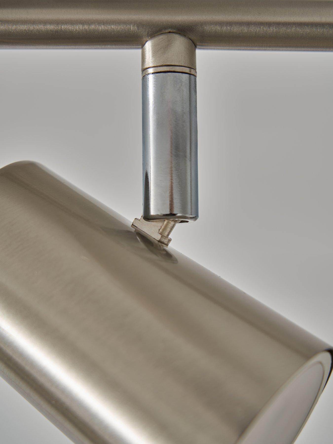 Image 3 of 6 of The Very Collection Harlo 4 Light Bar Fitting - Satin Nickel