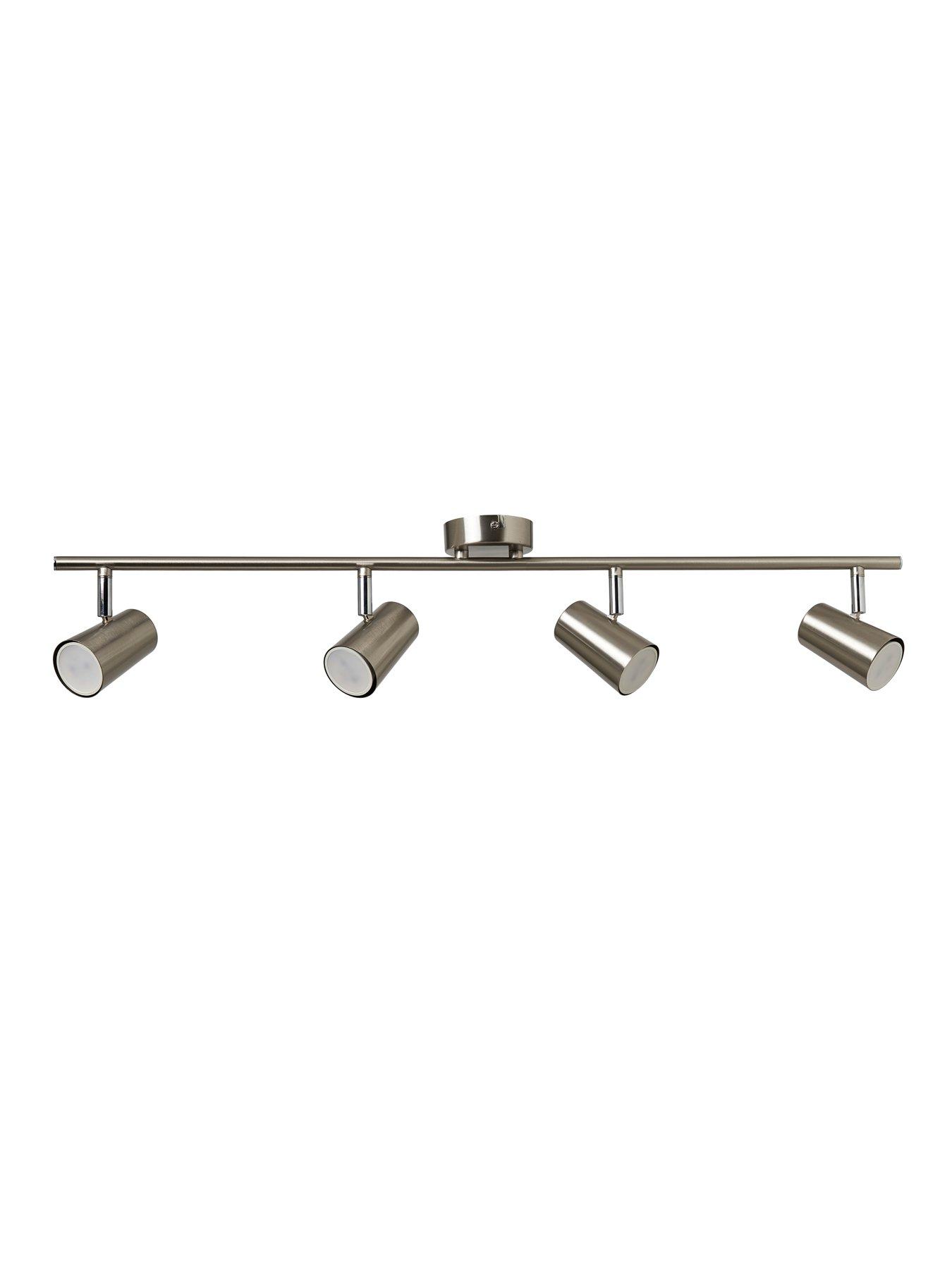Image 5 of 6 of The Very Collection Harlo 4 Light Bar Fitting - Satin Nickel