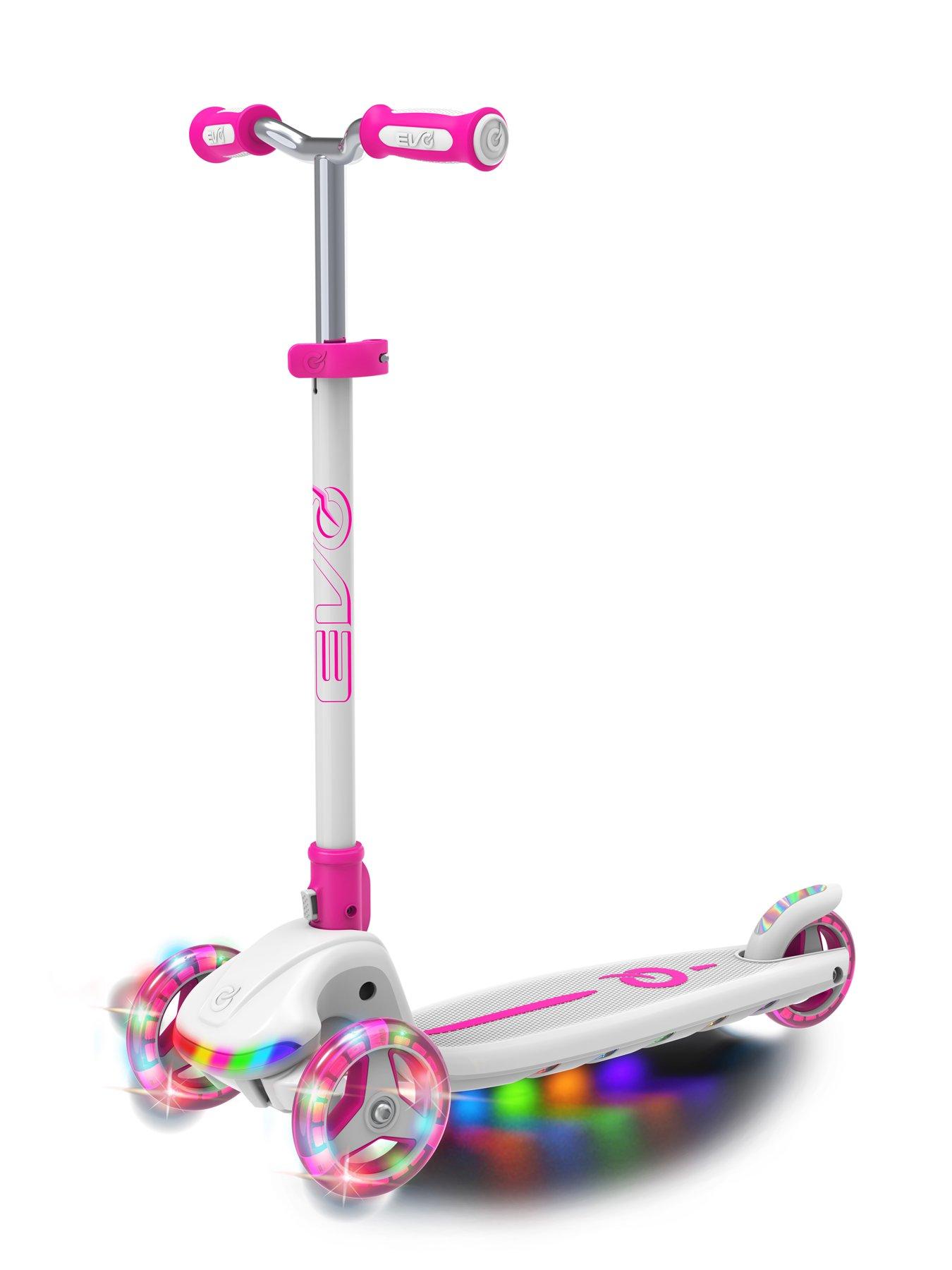 Light burst pink and white best sale scooter