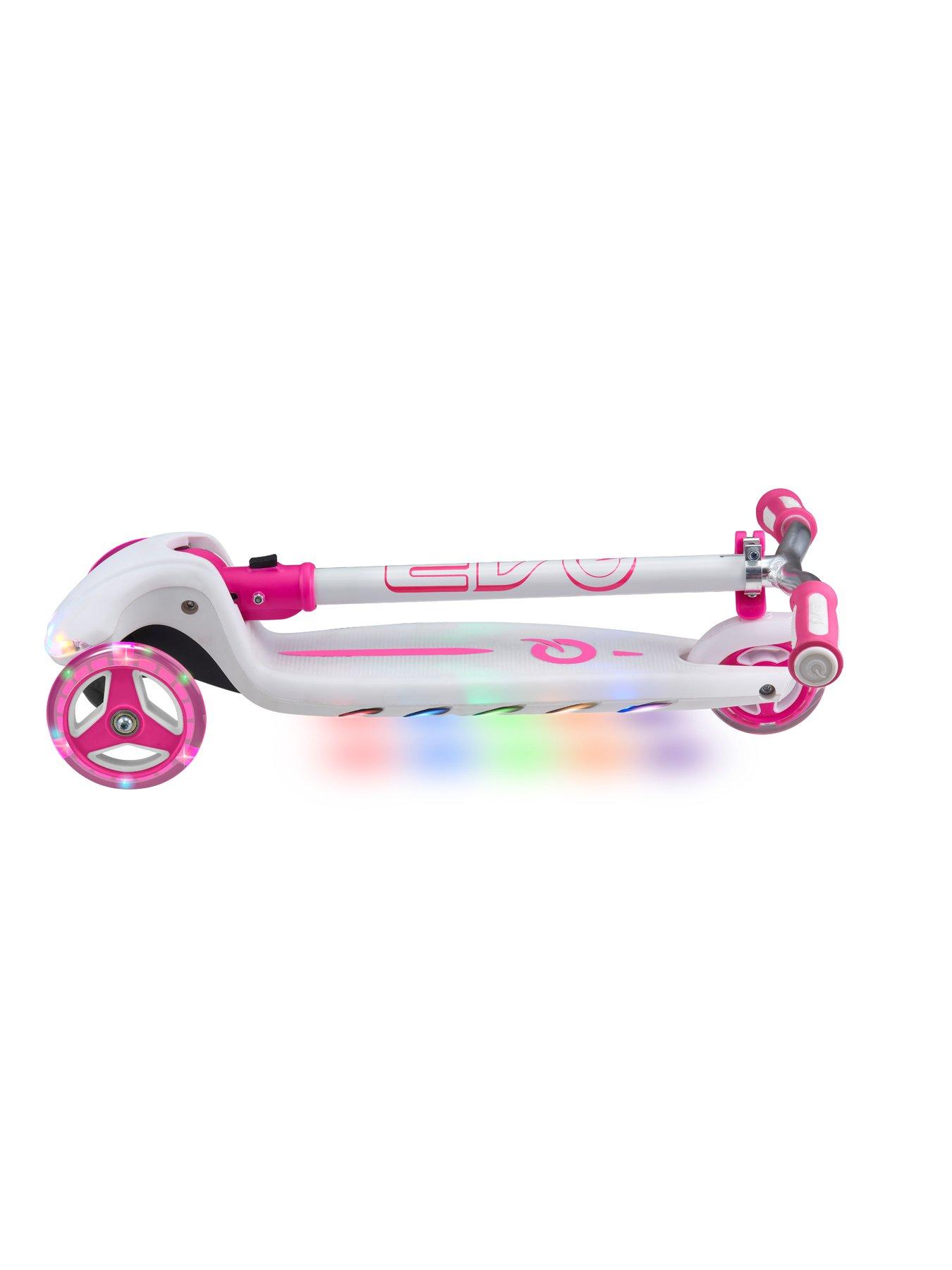 Light burst pink and white best sale scooter