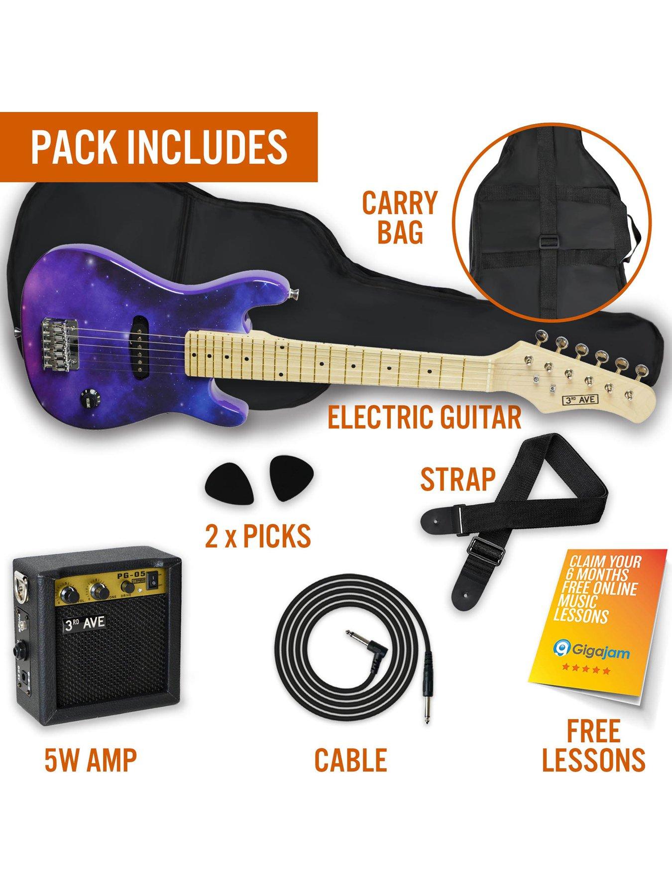 Image 3 of 7 of 3rd Avenue 3rd Avenue Junior Electric Guitar Pack - Purpleburst
