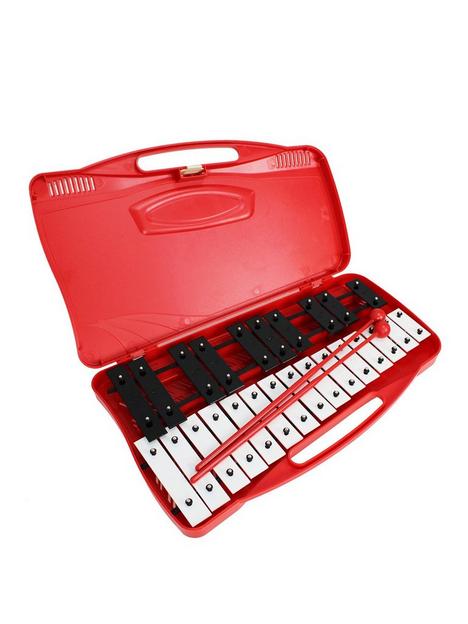 a-star-25-note-chromatic-glockenspiel-traditional-red