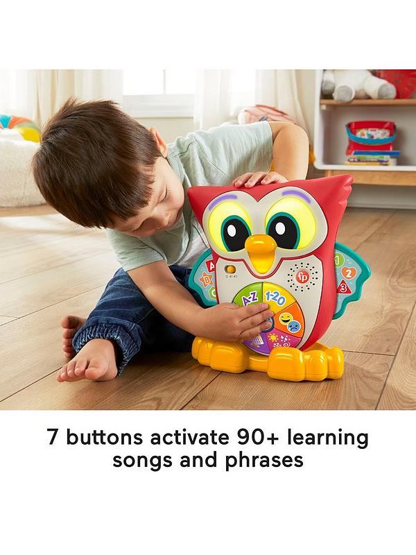 Image 4 of 7 of Fisher-Price Linkimals Light-Up and Learn Owl