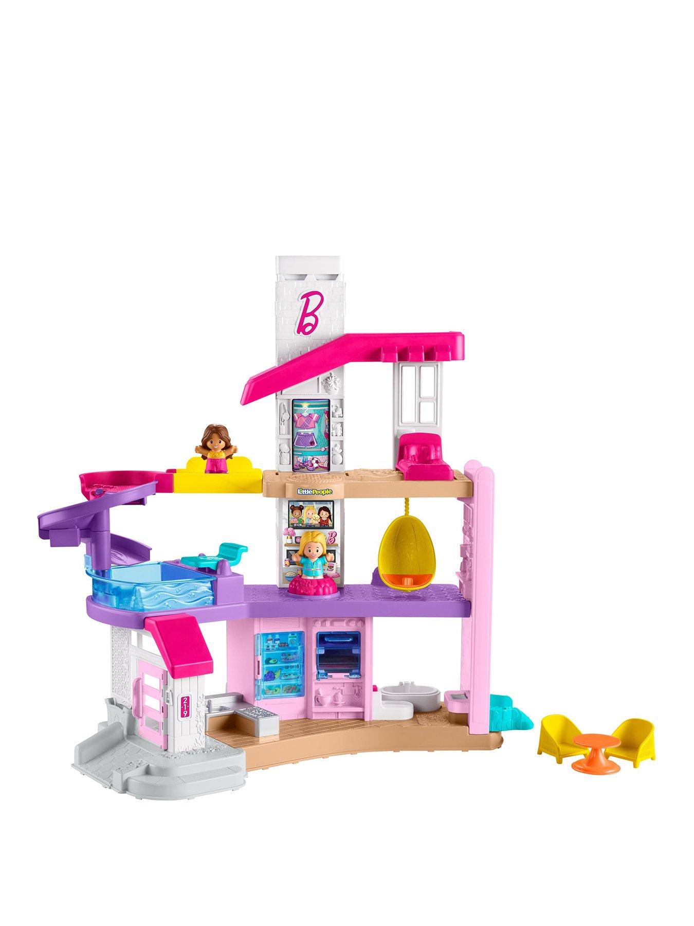 Fisher Price Little People Barbie Dreamhouse Playset Very