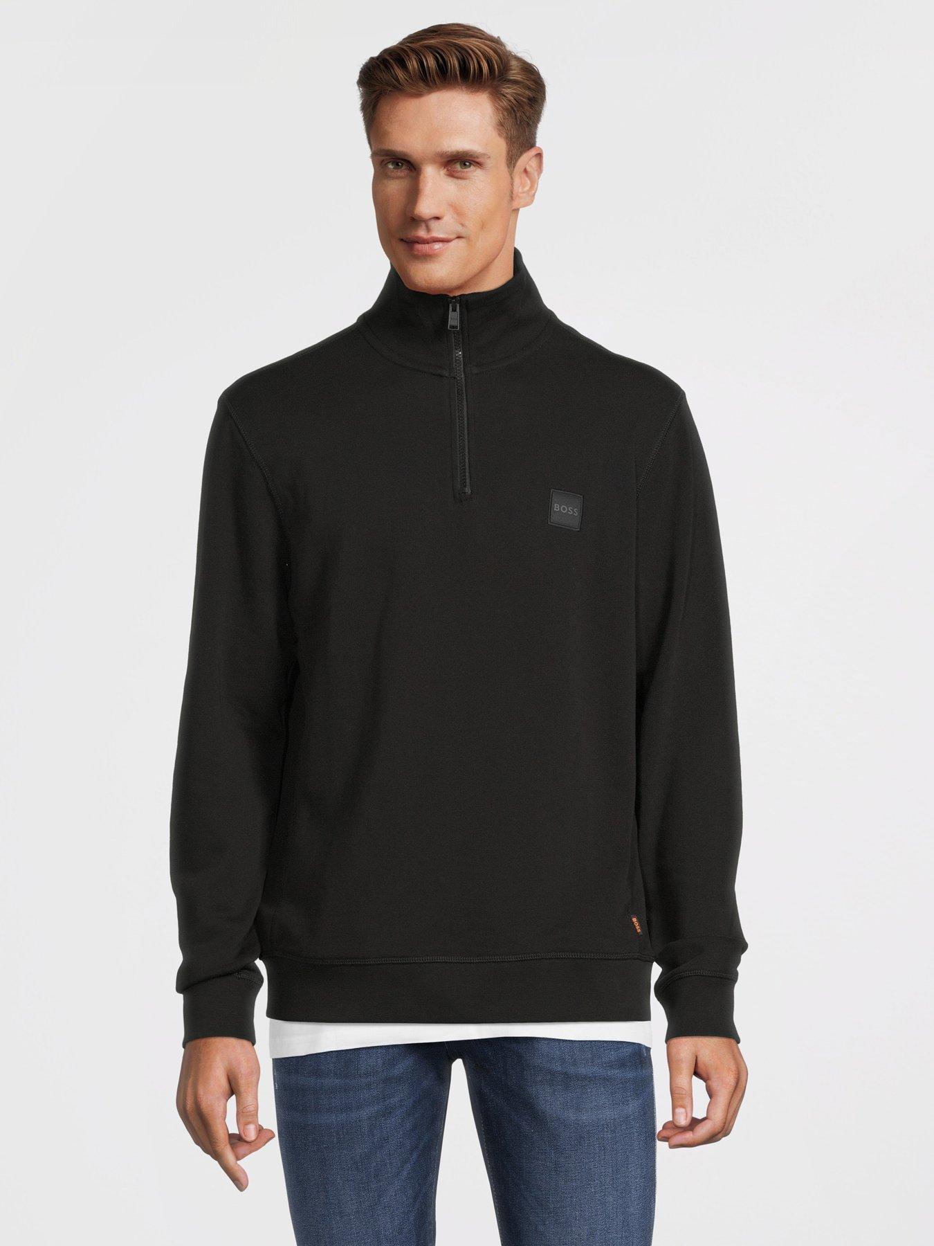 Zetrust Quarter Zip Sweatshirt-Black