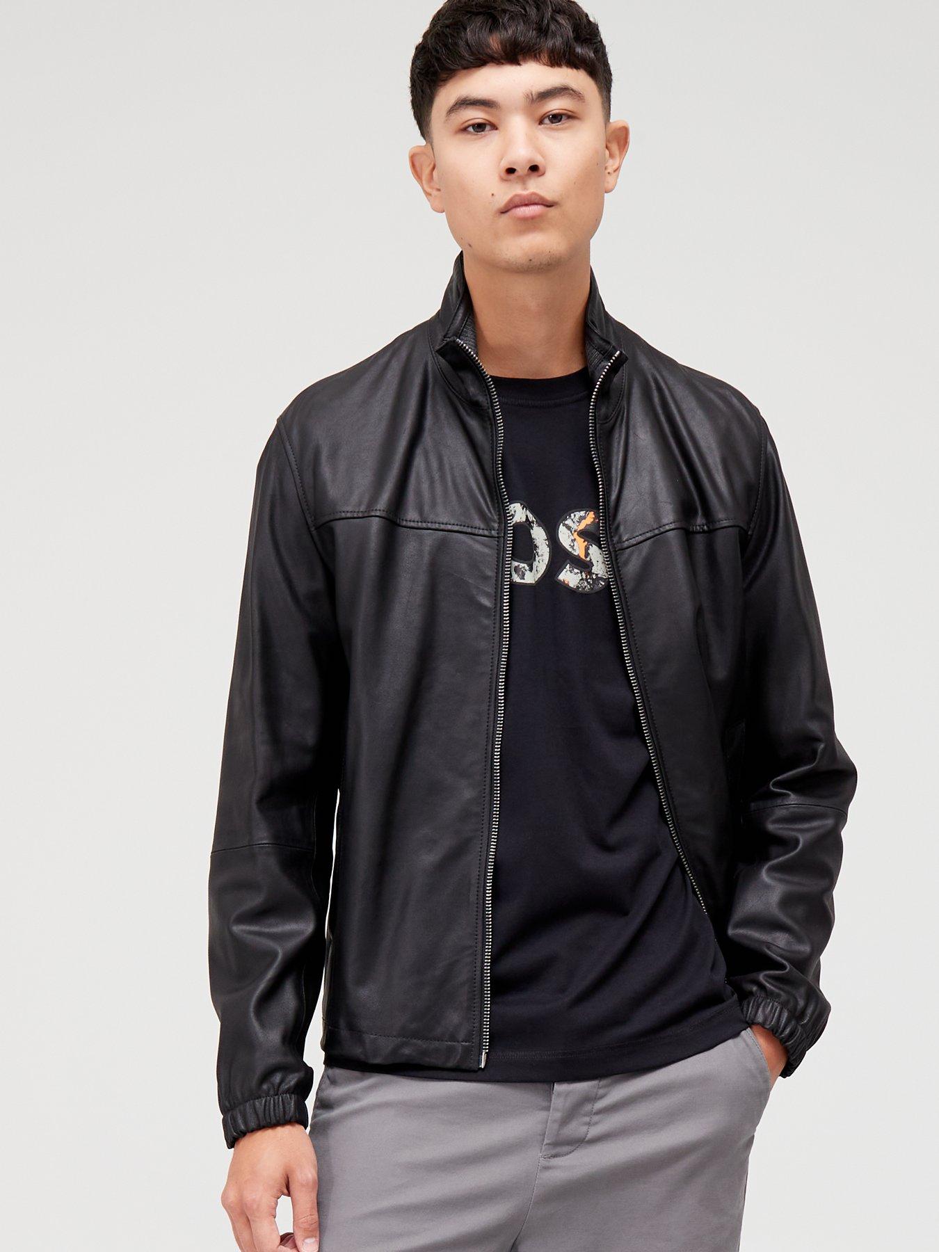 Mens Leather Jackets | Leather Bikers & Bombers | Very