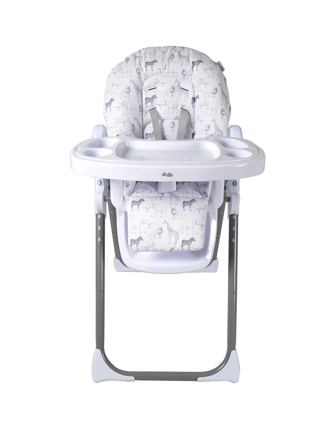 Product photograph of My Babiie Samantha Faiers Safari Premium Highchair from very.co.uk