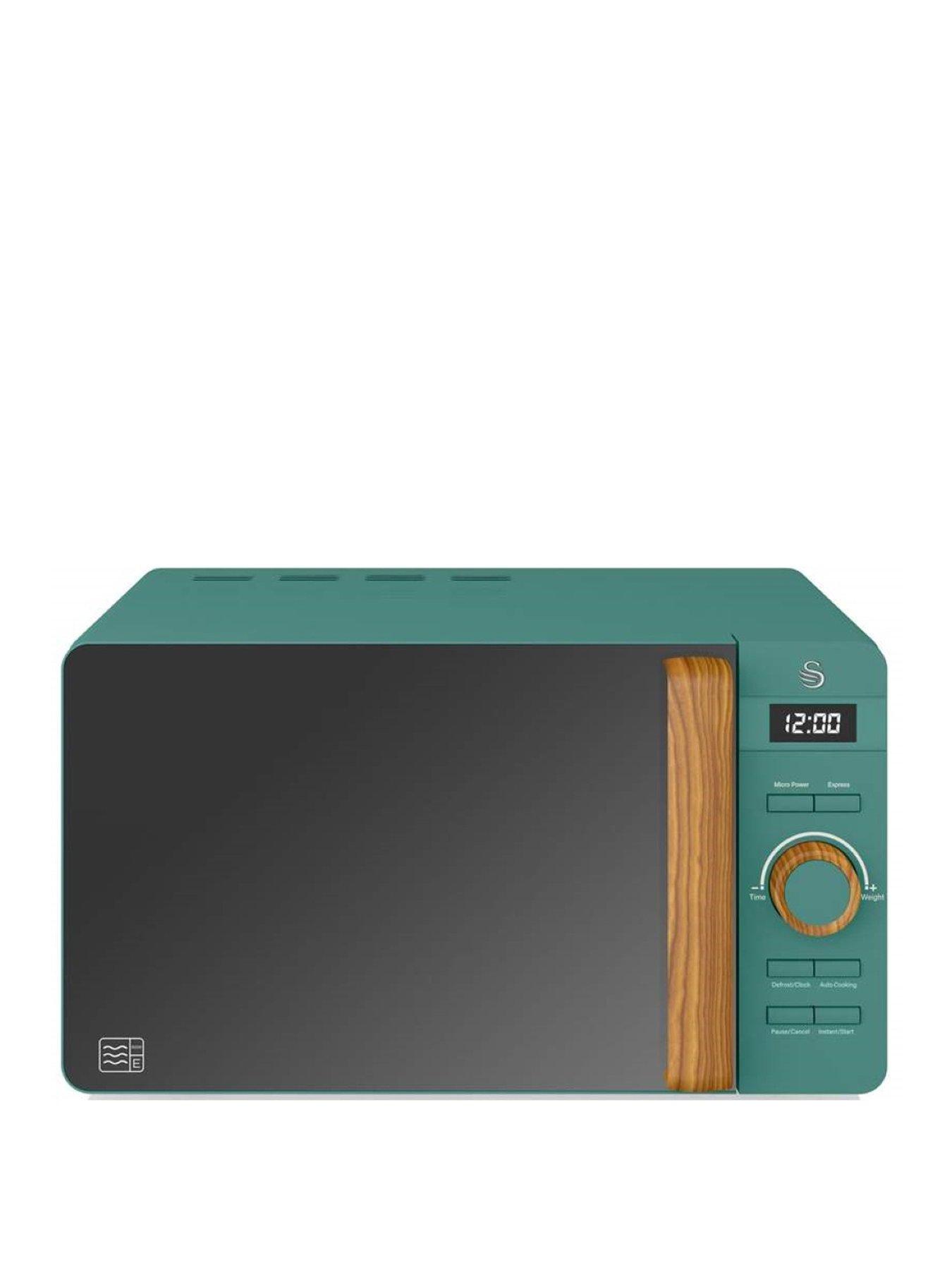 Product photograph of Swan 20l Nordic 800w Microwave- Green from very.co.uk