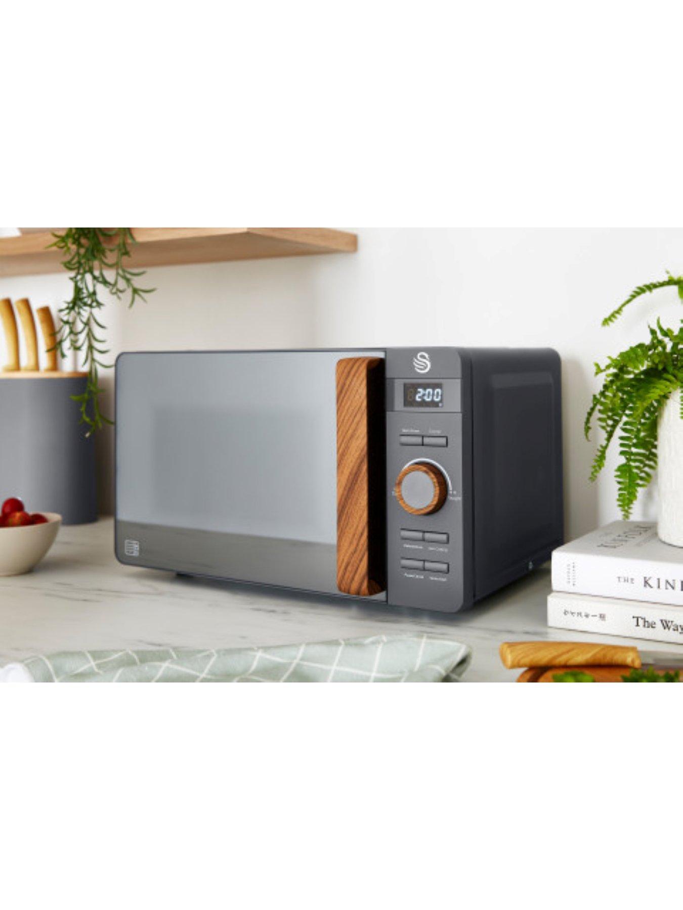 Swan grey on sale nordic microwave