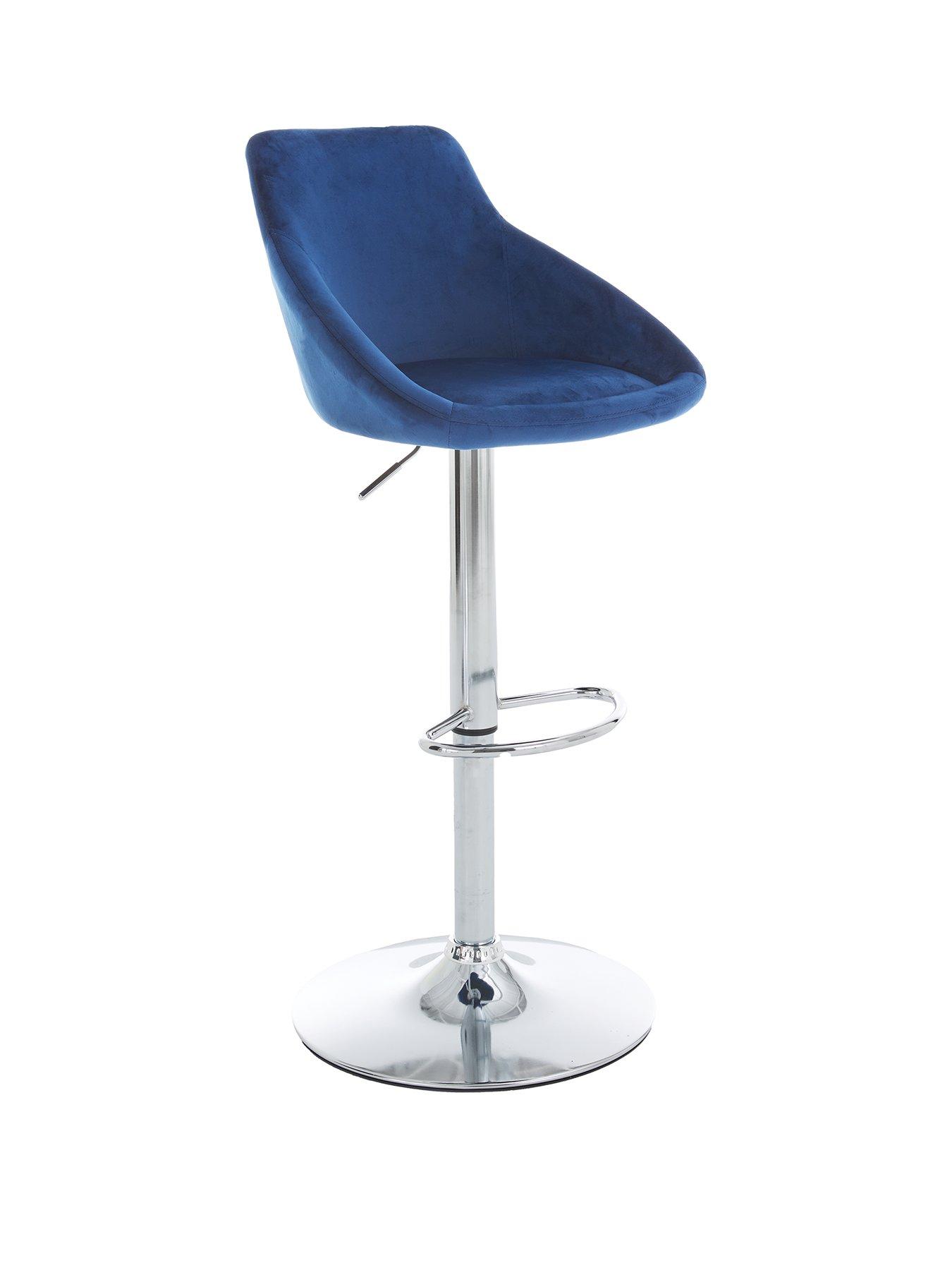 Navy blue deals adjustable bar stools