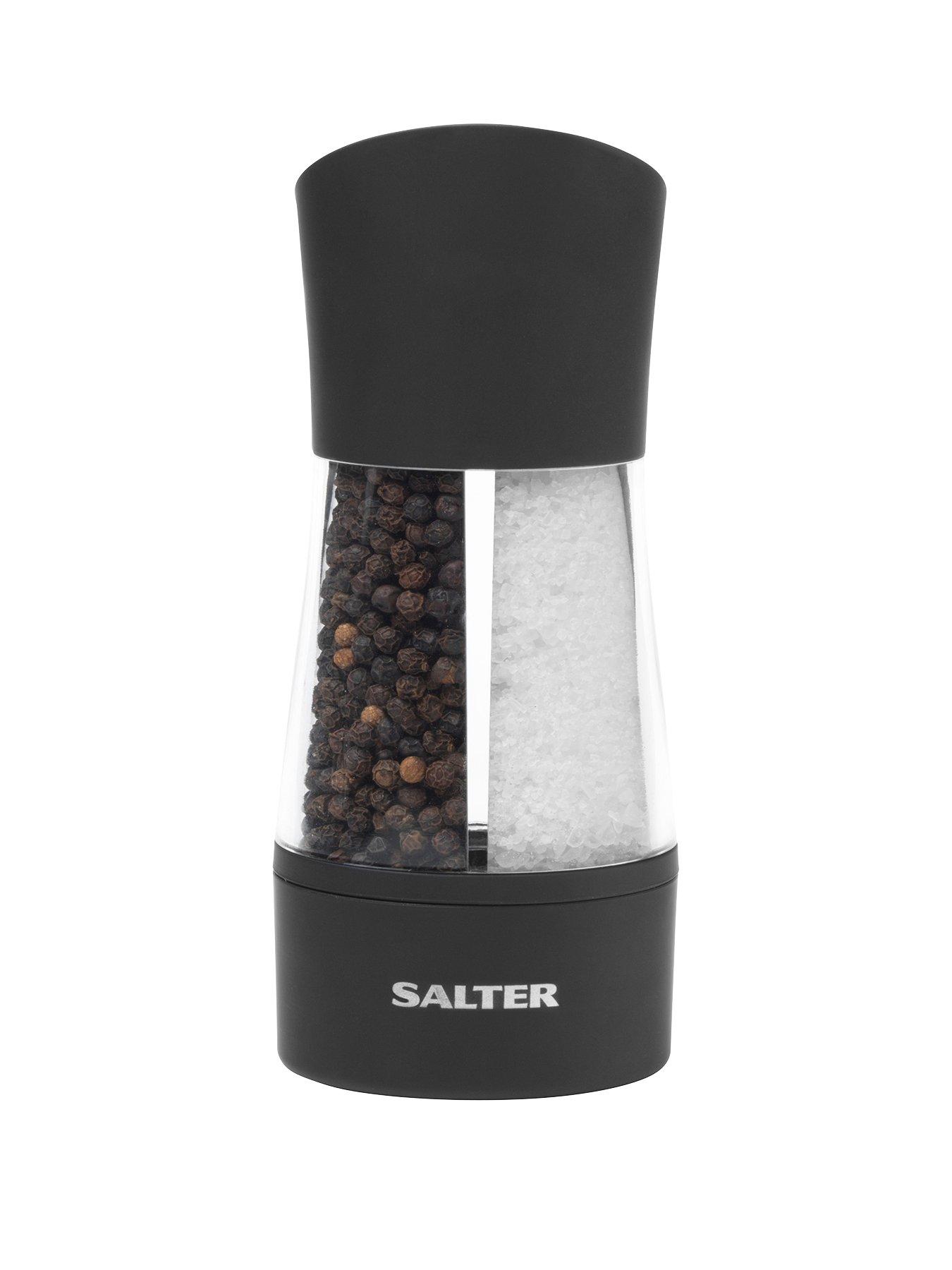 Product photograph of Salter Dual Salt Pepper Mills from very.co.uk