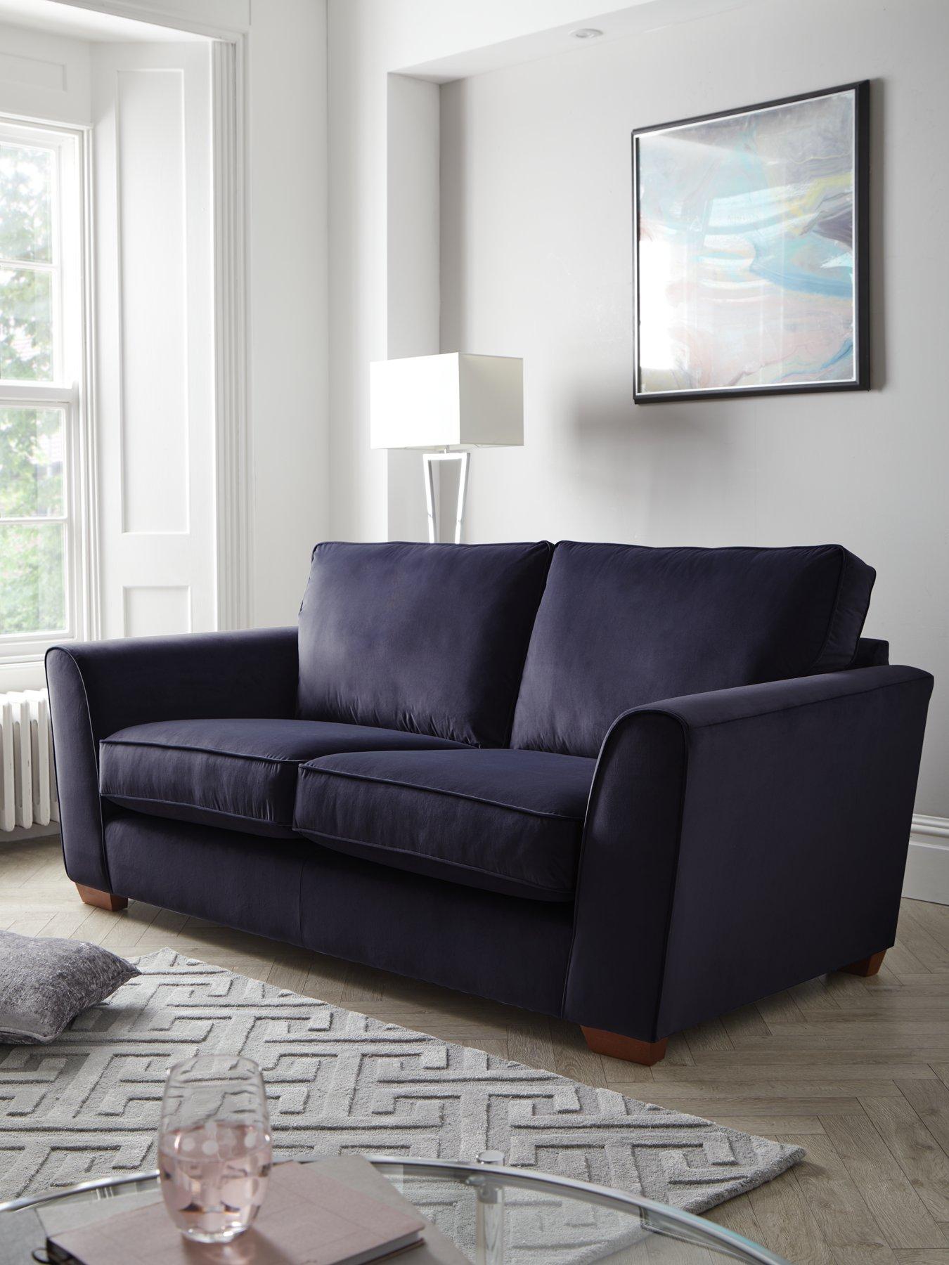 undefined Jackson 4 Seater Velvet Sofa