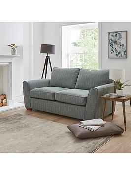 Product photograph of Very Home Jackson 2 Seater Tweed Sofa Bed from very.co.uk