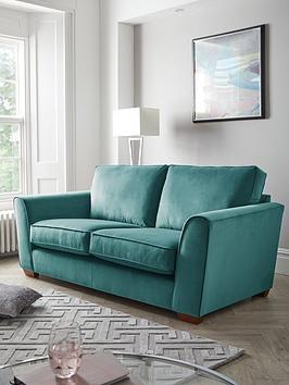Product photograph of Very Home Jackson Velvet Sofa Range - 4 Seater Sofa from very.co.uk