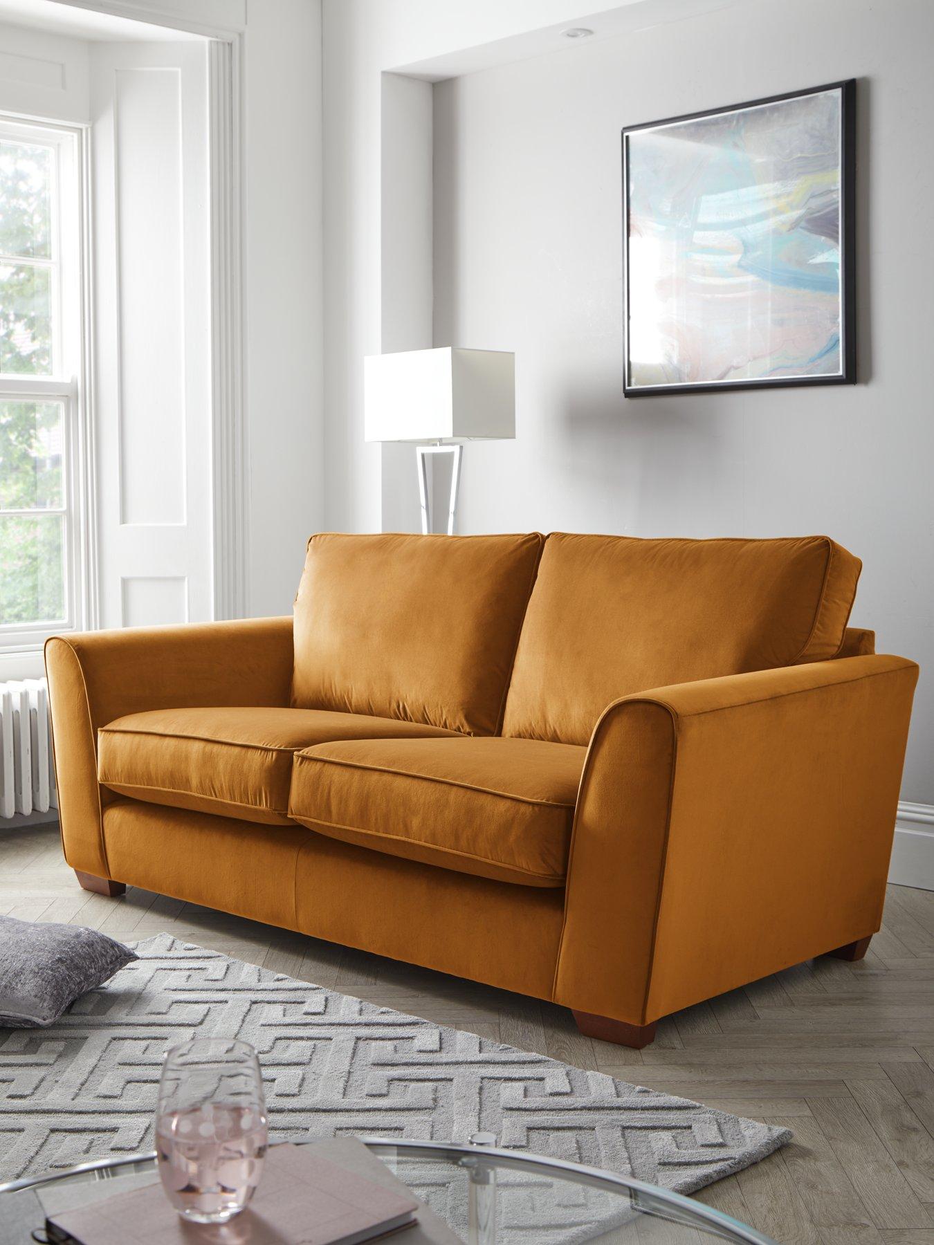 undefined Jackson 2 Seater Velvet Sofa
