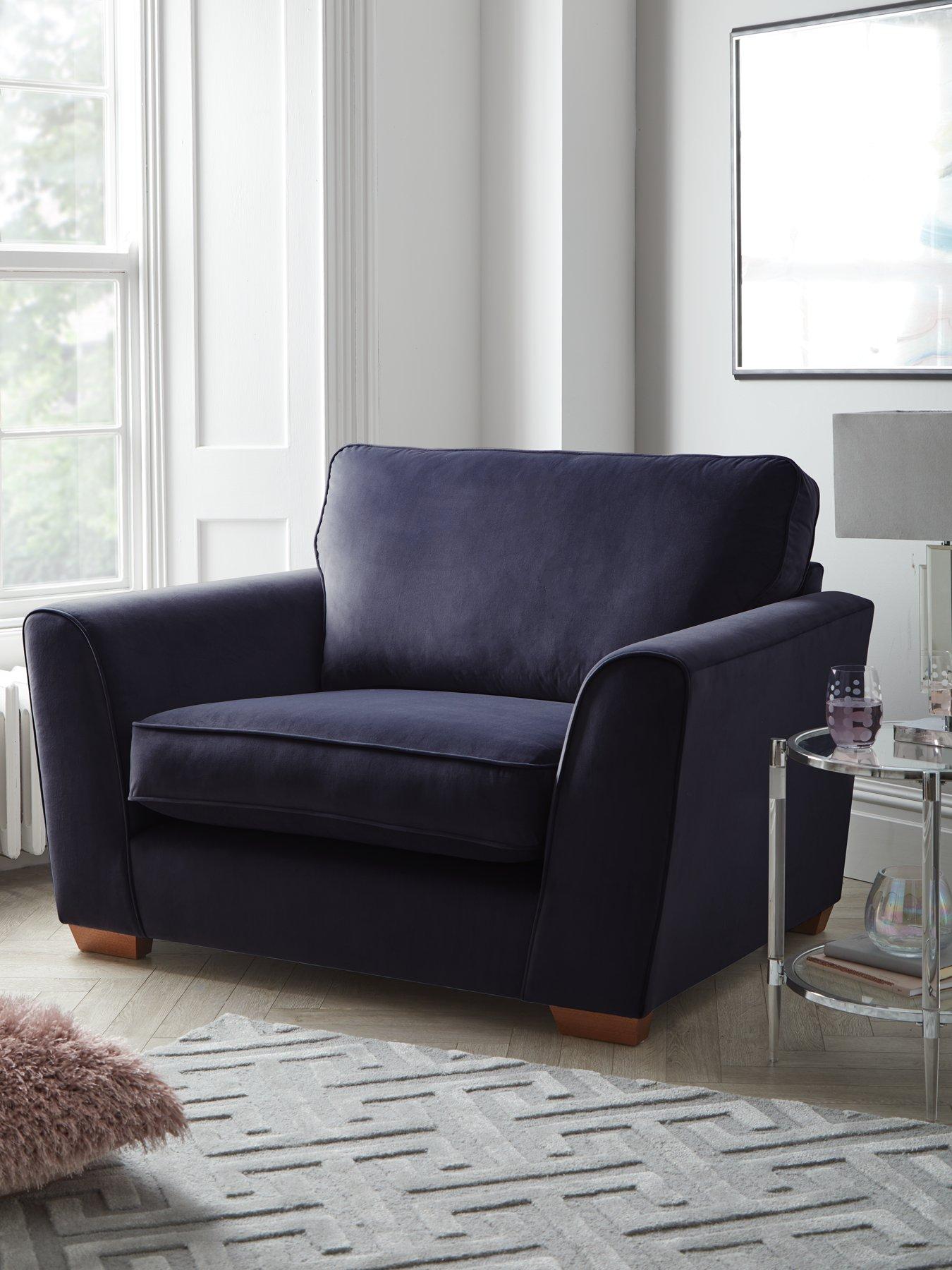 undefined Jackson Velvet Snuggle Chair