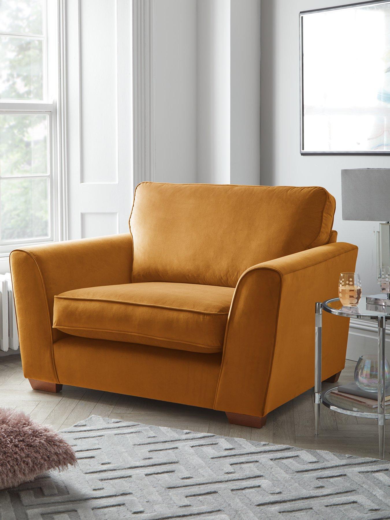 undefined Jackson Velvet Snuggle Chair