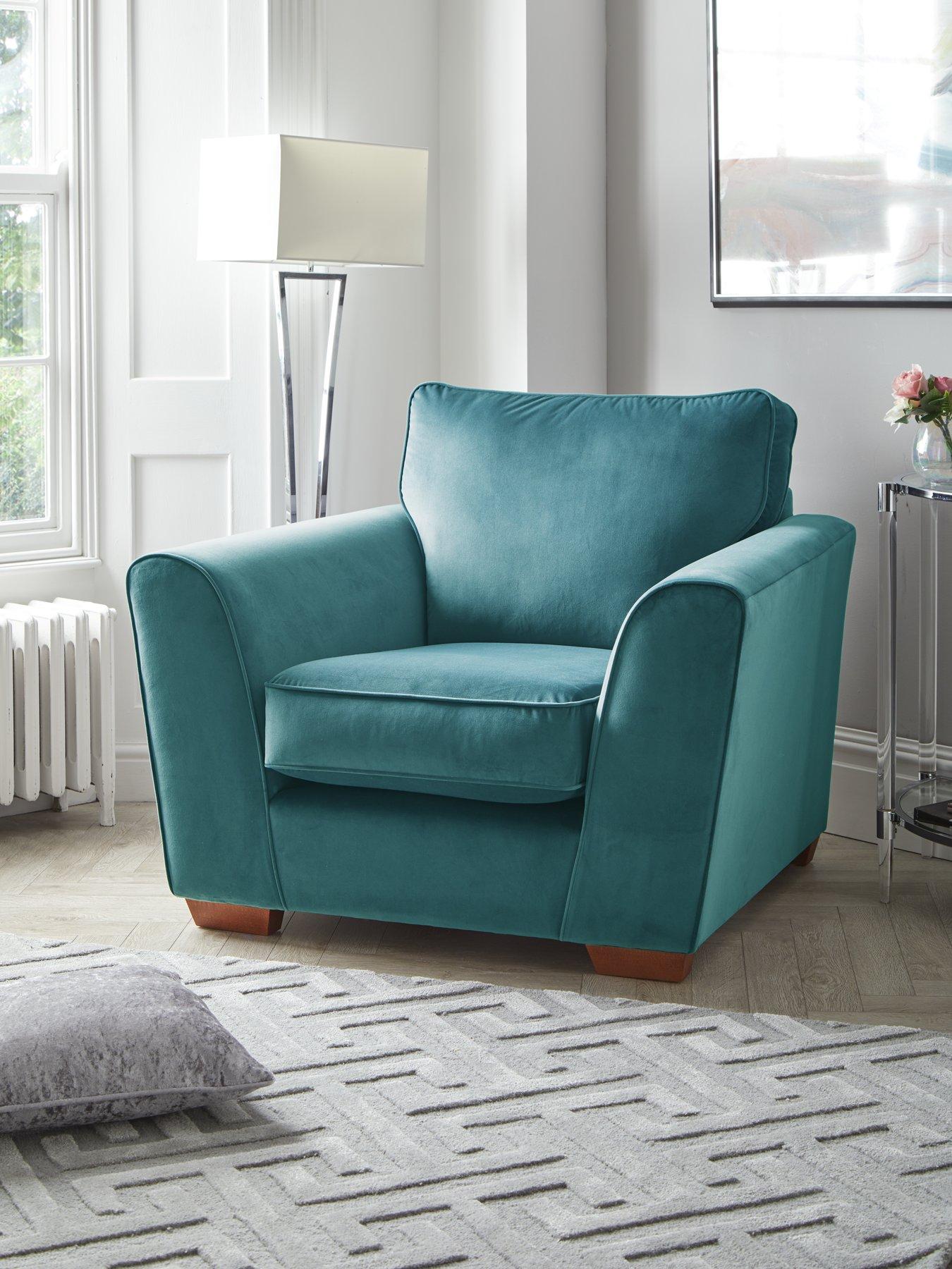 undefined Jackson Velvet Armchair