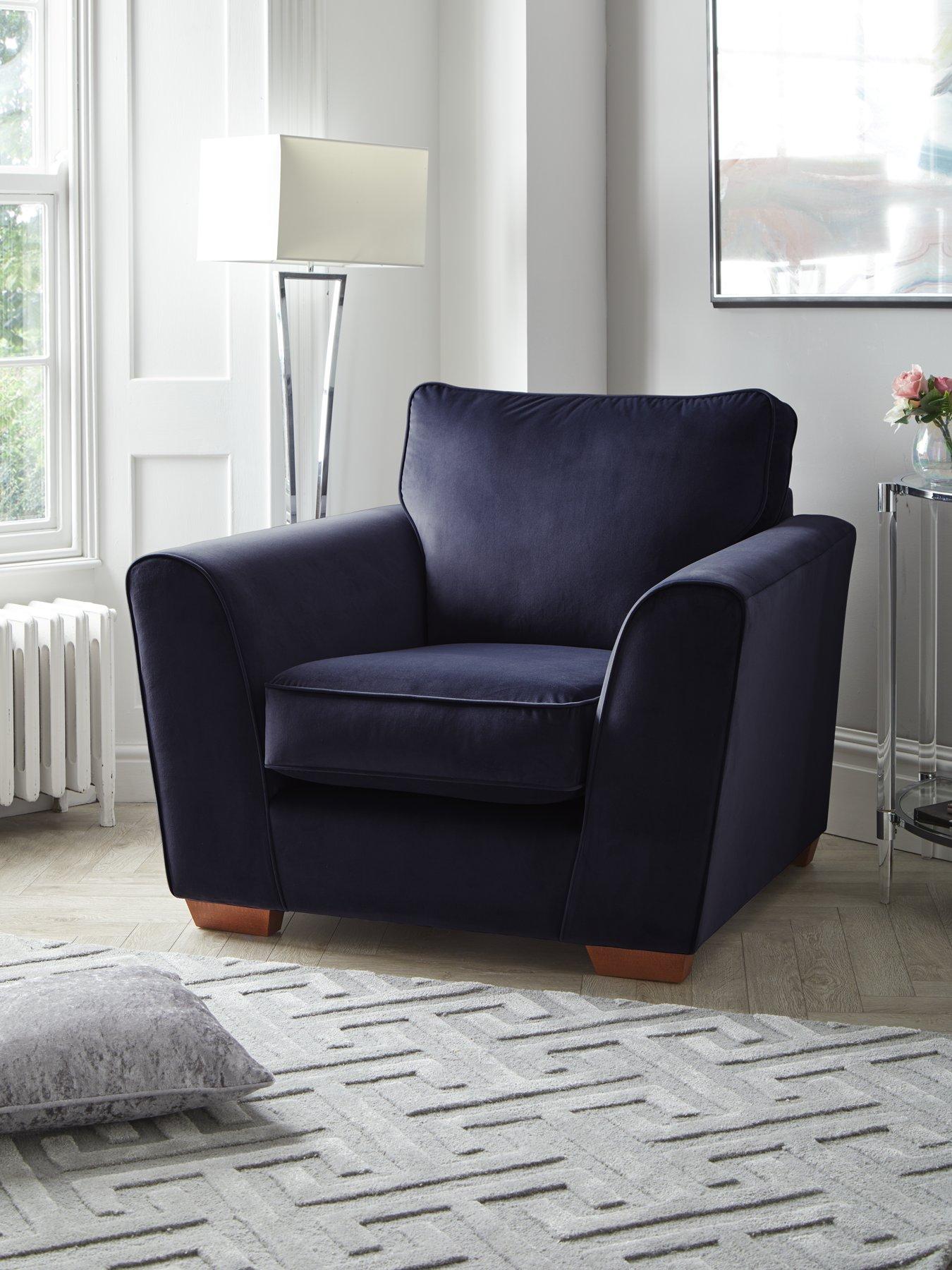 undefined Jackson Velvet Armchair