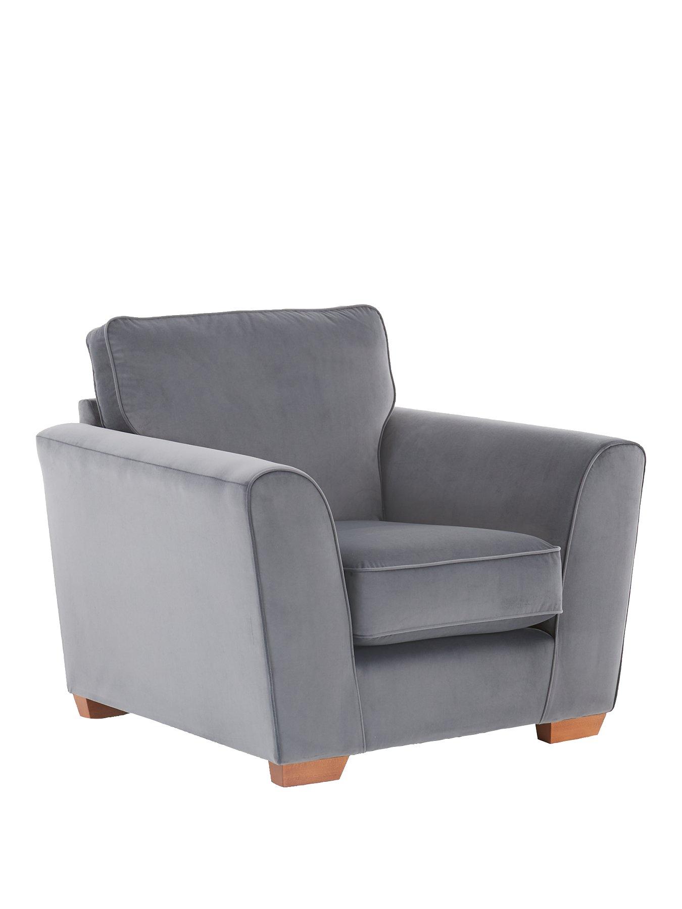 Image 3 of 5 of Very Home Jackson Velvet Armchair