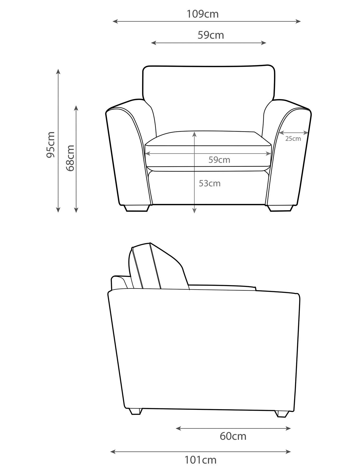 Image 5 of 5 of Very Home Jackson Velvet Armchair