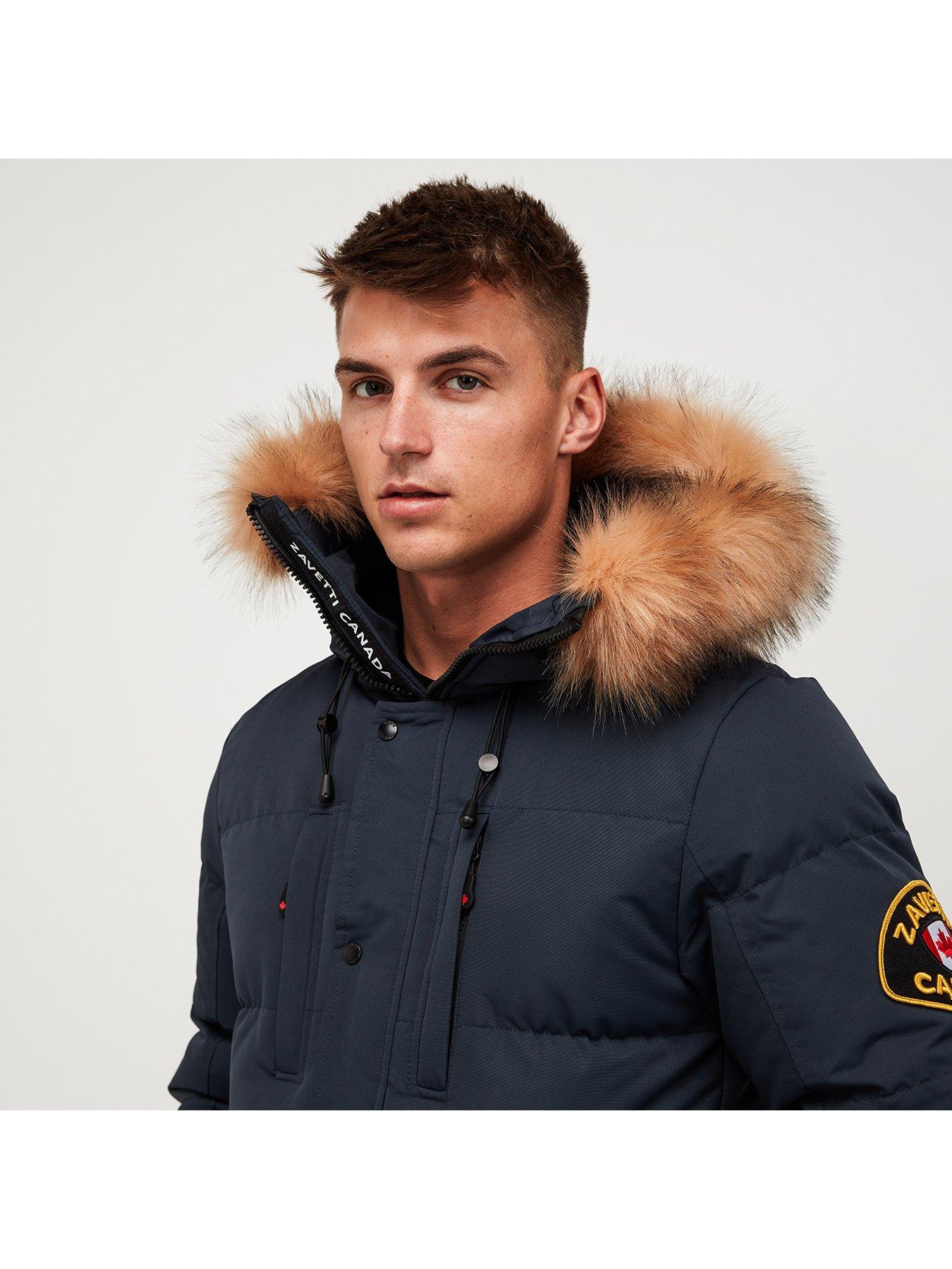 Zavetti Canada Oshawa 2.0 Padded Parka - Navy | Very.co.uk