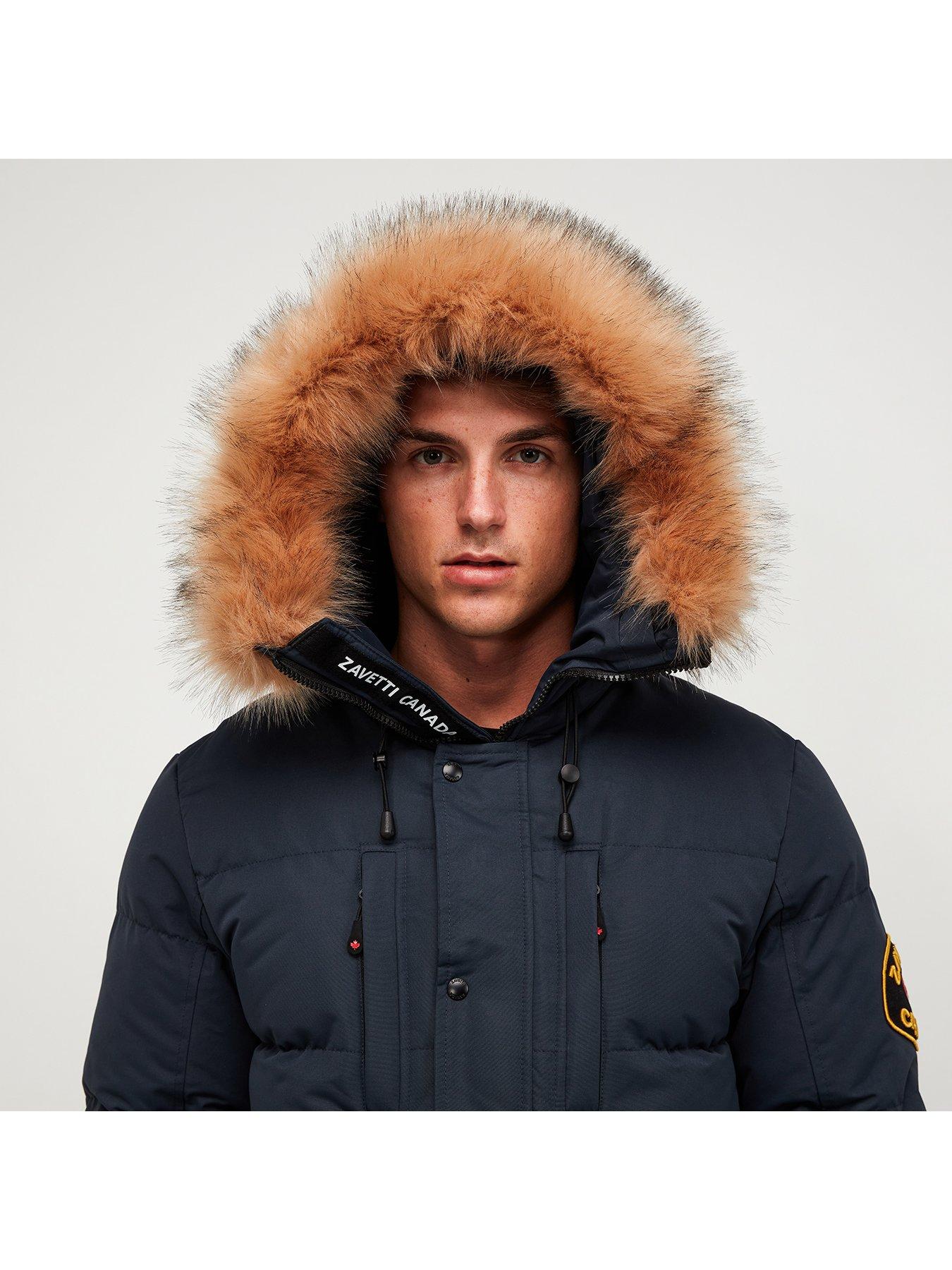 Zavetti Canada Oshawa 2.0 Padded Parka - Navy | Very.co.uk