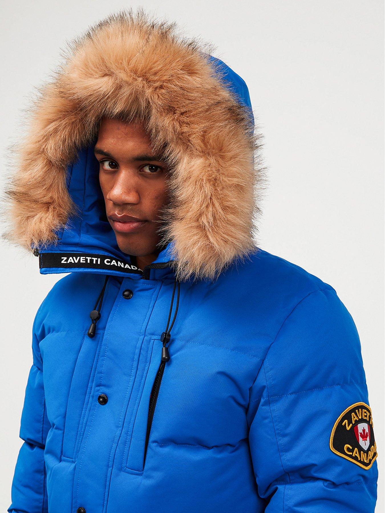 Zavetti Canada Oshawa 2.0 Padded Parka - Cobalt | Very.co.uk