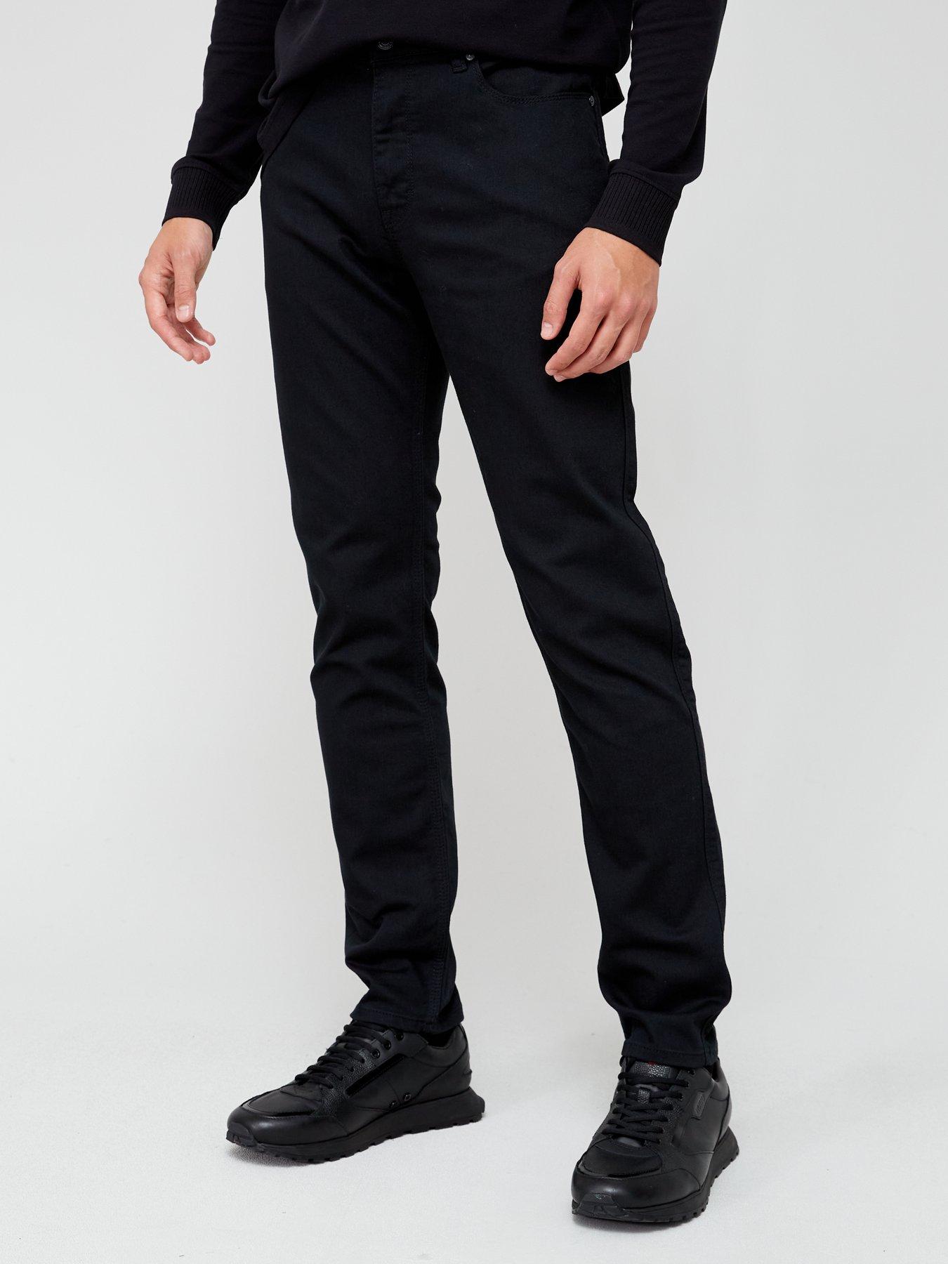 HUGO 708 Slim Fit Jeans - Black