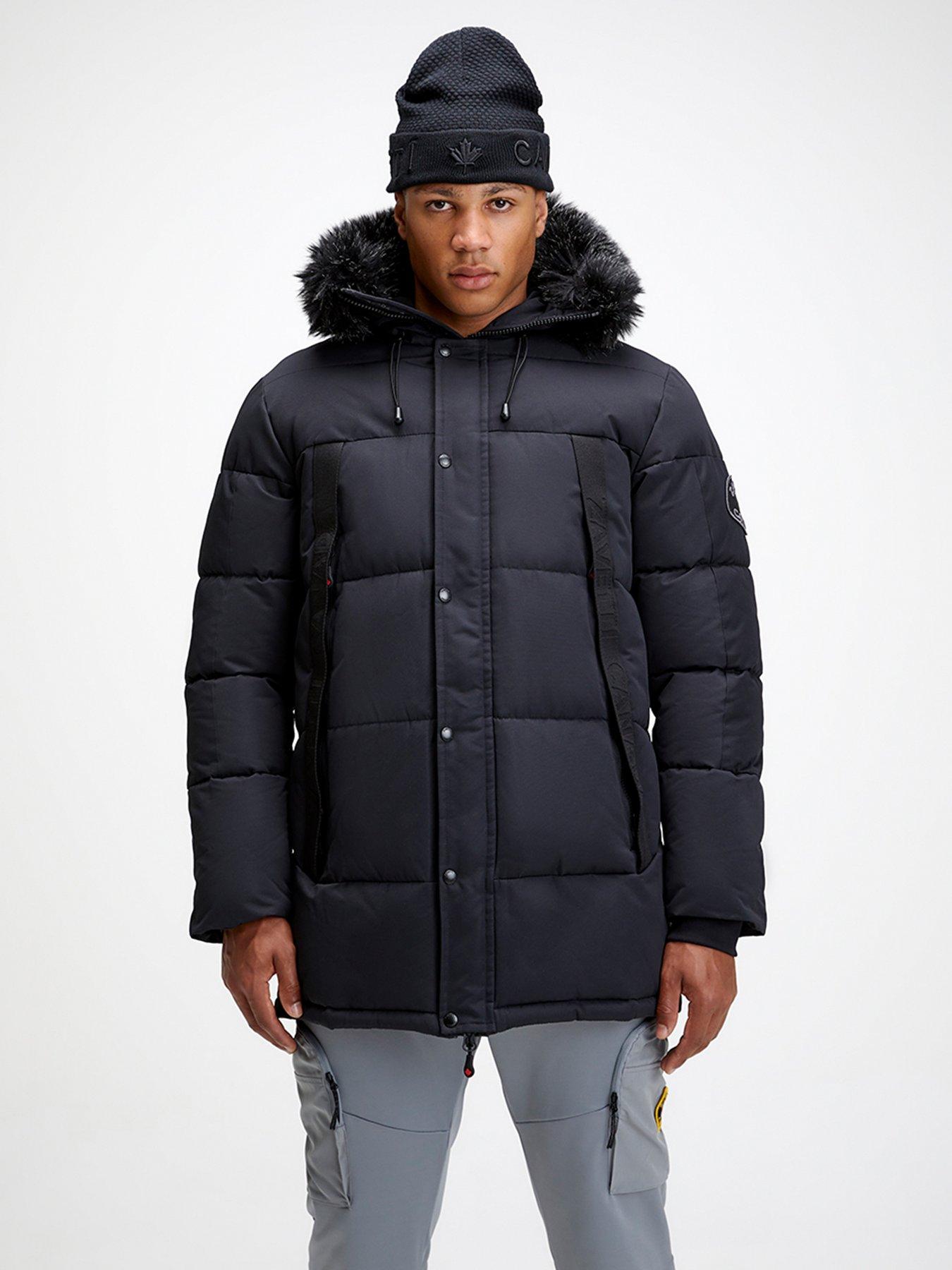 undefined Alymer Long Parka - Black