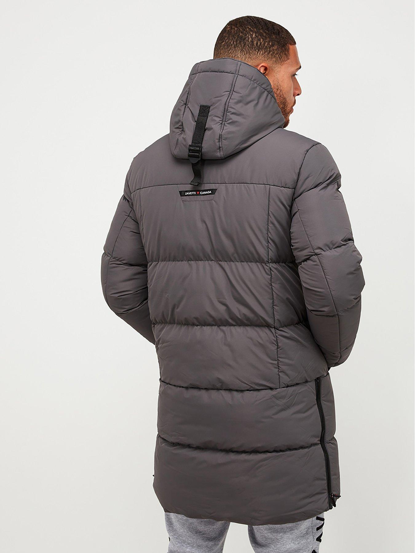 Zavetti Canada Talvino 2.0 Longline Padded Coat Asphalt very.co.uk