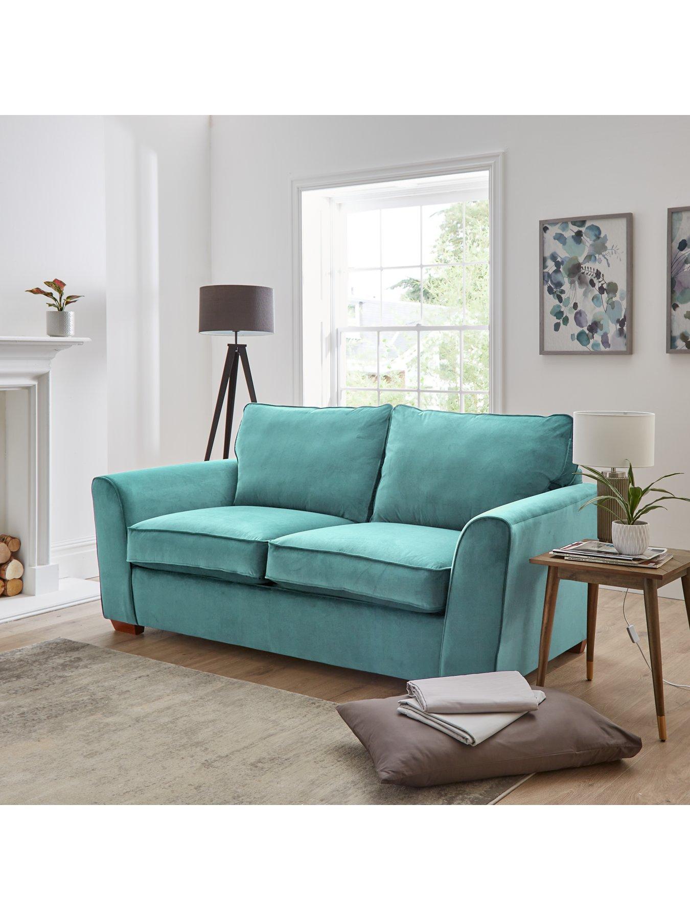 undefined Jackson 2 Seater Velvet Sofa Bed