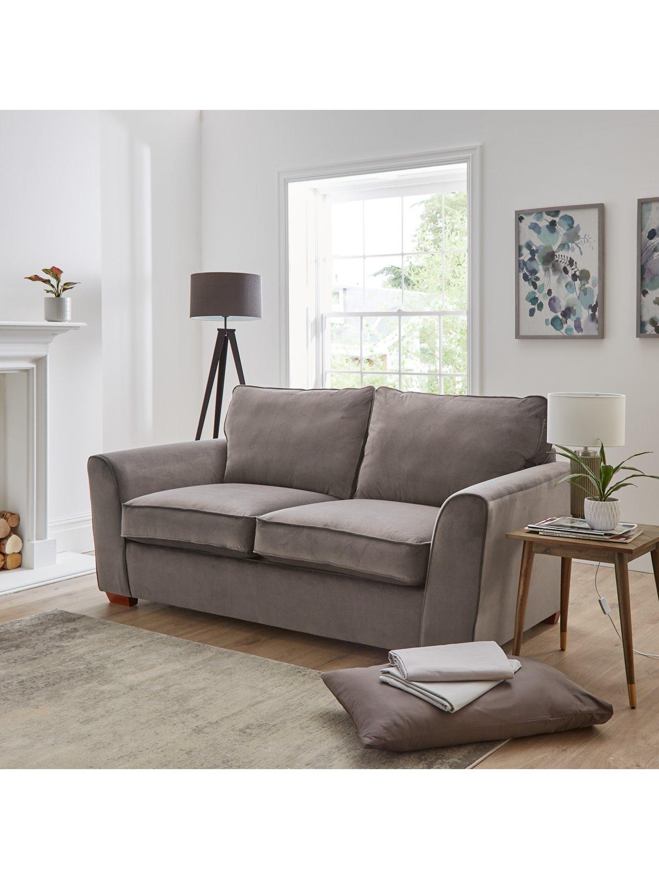 undefined Jackson 2 Seater Velvet Sofa Bed