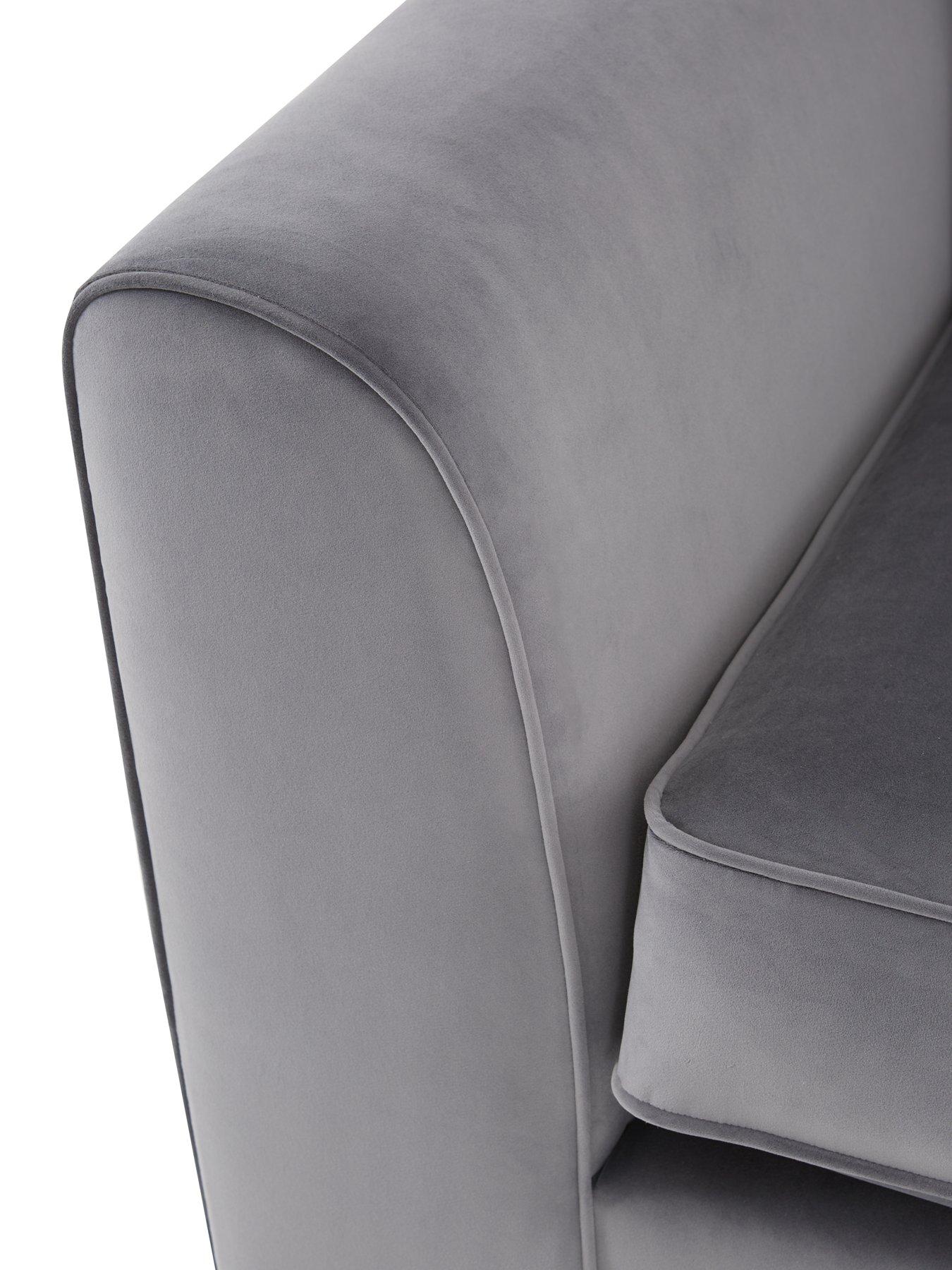 Image 3 of 3 of Very Home Jackson 3 Seater + 2 Seater Velvet Sofa Set (Buy and SAVE!)
